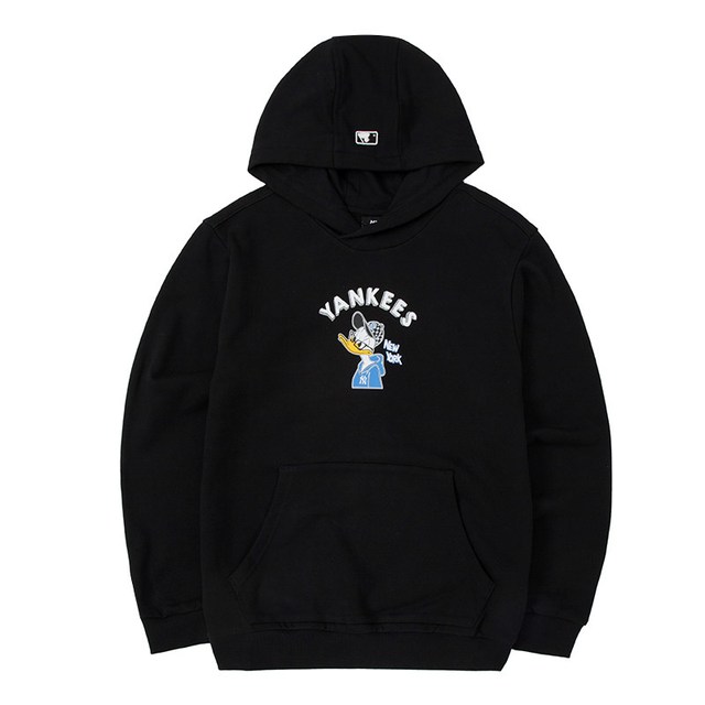 MLB 长袖卫衣童装新款儿童运动服宽松连帽套头衫上衣保暖