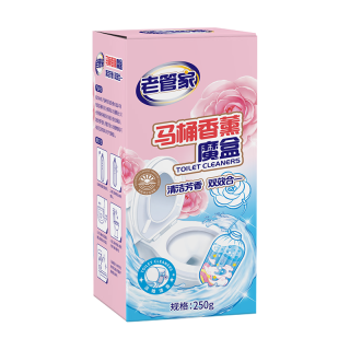 老管家 马桶香薰魔盒250g马桶清洁剂洁厕灵强力除垢除臭清香型