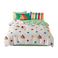 多喜爱 全棉卡通印花三四件套 100%纯棉被套床单床笠套件