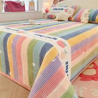 舒心缘 牛奶绒床单 单人 加厚 冬季