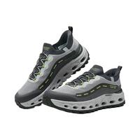 斯凯奇（Skechers）2024户外休闲鞋男女同款增高透气237660 灰色/柠檬色/GYLM 41