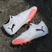 彪马(PUMA)小李子彪马FUTURE 8 ULTIMATE高端AG短钉足球鞋成人男108582 01 白红色10858201 43 (280MM)