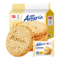  PANPAN FOODS/盼盼 高纤维 黑芝麻粗粮饼干  包装 108g