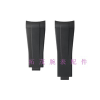 GIOIO劳力士手表带氟橡胶表带黑绿蓝水鬼迪通拿GMT RUBBER B 20mm 黑色带 21mm 表带长度 50 70mm