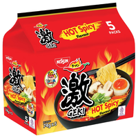 日清食品清真火鸡面激辛特辣味方便面泡面74g*5包印尼京东独家 火鸡面爆辣