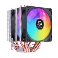 冰曼6热管CPU散热器双塔风冷2011静音6铜管AMD台式机电脑CPU风扇