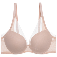 爱慕女士内衣女薄款聚拢大罩杯调整型洞洞杯文胸极光AM115551肤色E75