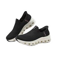 斯凯奇(Skechers)2024女轻质吸震透气健步鞋懒人150422 黑色/BLK 36