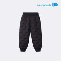 丽婴房儿童羽绒裤男女童冬季保暖裤宝宝羽绒长裤2025 暗夜黑 120 cm