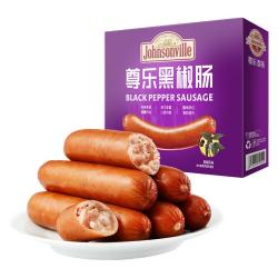 尊乐 黑椒爆汁纯肉烤肠520g*2盒