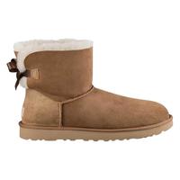 UGG女鞋 防泼水秋冬雪地靴 短靴 蝴蝶结皮毛一体短筒靴子