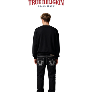 TRUE RELIGION 真实信仰 男士直筒牛仔裤 牛仔蓝 30