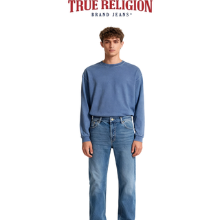 TRUE RELIGION 真实信仰 男士直筒牛仔裤 牛仔蓝 30