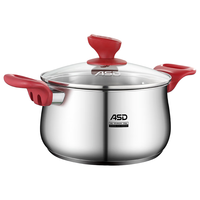 ASD 爱仕达 TS20B5WG 汤锅(20cm、3.6L、316L不锈钢、不锈钢色)