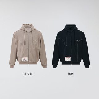 TrueReligion2024秋冬男士酷飒街头风连帽衫