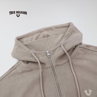 TrueReligion2024秋冬男士酷飒街头风连帽衫
