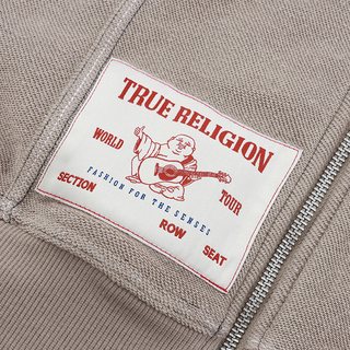 TrueReligion2024秋冬男士酷飒街头风连帽衫