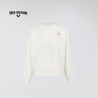 TrueReligion2024秋冬男士纯色百搭套头卫衣 白色 S