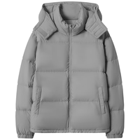 Markless 90鹅绒羽绒服 男士冬季保暖外套 灰色 XL