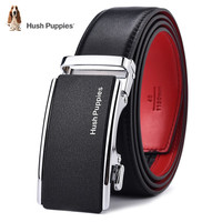 暇步士 本命年马年红腰带男真皮自动扣头层牛皮红色皮带裤带商务高端奢品