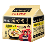 白象汤好喝方便面多口味泡面方便速食 【5包】招牌猪骨面106g*5 【5包】招牌猪骨面106*5