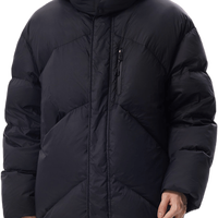 CHINISM 保暖冬季鸭绒男式羽绒服连帽拉链长袖中长款亲肤面料男装