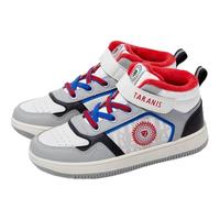 泰兰尼斯kids男童板鞋秋冬款高帮加绒保暖中大童板鞋儿童休闲鞋