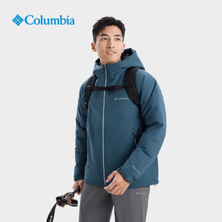 Columbia哥伦比亚户外25秋冬男子金点防水700蓬鸭绒保暖羽绒服XE5842 429 蔚蓝色 XL (185/104A)