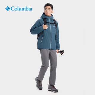 Columbia哥伦比亚户外25秋冬男子金点防水700蓬鸭绒保暖羽绒服XE5842 429 蔚蓝色 XL (185/104A)