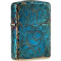 ZIPPO 之宝 防风煤油打火机 唐草·熏金色限量款