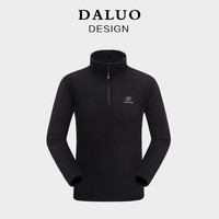 探拓 男女户外抓绒衣秋冬摇粒绒半开衫户外保暖卫衣