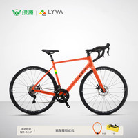 LYVA 水果姐同款丨羚羊01超轻碳纤维禧玛诺105 耐力公路车瑞豹姐妹车 爱马仕橙 M