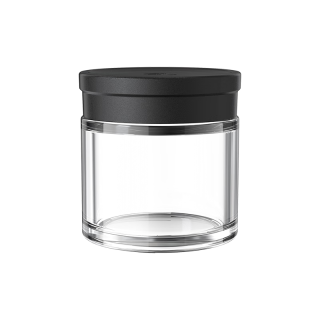 CLITON咖啡粉密封罐咖啡豆保存罐 奶粉茶叶储存储物罐子糖罐90ml 【90ml】玻璃粉罐带盖