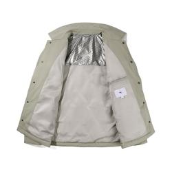 海澜之家 羽绒服男 25动力火箭远红外保暖外套 卡其79