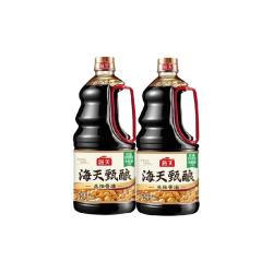 海天 酱油甄酿生抽2.0kgx2瓶酿造酱油大瓶装烹饪提鲜凉拌家用调味
