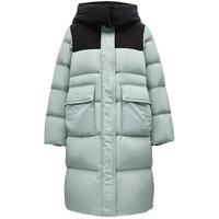 ONLY 【90鸭绒|蓄热里料】冬季连帽长款羽绒服女