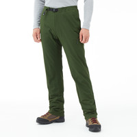 mont·bell Montbell直筒加绒男款裤子户外秋冬保暖微弹防风徒步登山裤软壳裤