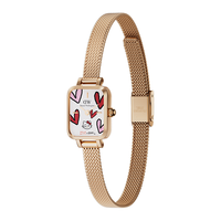 Daniel Wellington DanielWellington）DW×Hello Kitty女士手表复古小方糖女款腕表礼盒圣诞