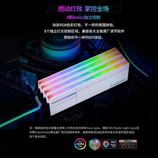 阿斯加特女武神二代 16g/24g ddr5 6000/6400台式机内存条单条