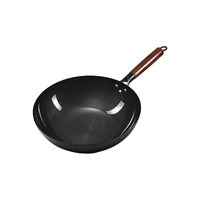 荣事达铁锅老式传统章丘炒菜锅已开锅无涂层家用不粘锅燃气灶适用 圆底款丨32CM无盖】不粘不锈免开锅✅粘锅包退