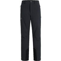 拓路者六扇门考杜拉休闲直筒裤男户外软壳裤子防泼水防风宽松运动长裤 黑色 考杜拉加绒-有防雨膜 2XL