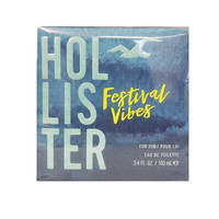 Hollister圣诞元旦 小众香霍利斯特加州海浪男士香水 共鸣100ml