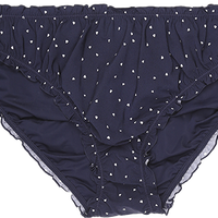 OTHER STORIES H&M集团【甜美花边】女撞色爱心印花游泳运动温泉度假三角泳裤