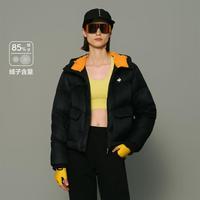 乐卡克 法国公鸡秋冬季女款短羽绒服