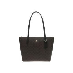 COACH CBT18 PVC单肩托特包 黑色