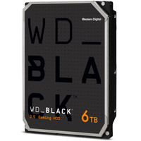 西部数据 WD） 6TB 台式游戏机械硬盘 WD BLACK 西数黑盘 SATA 7200转256MB缓存 CMR垂直 3.5英寸
