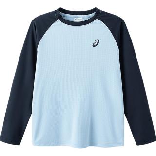 亚瑟士 吸湿排汗 儿童长袖T恤  浅蓝色 160