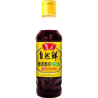 【鲁花直营】鲁花自然鲜酱香酱油418ml 调味品 酱油