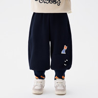 马拉丁儿童裤子25冬装趣味胡萝卜鼻子雪人针织长裤