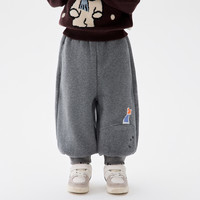 马拉丁儿童裤子25冬装趣味胡萝卜鼻子雪人针织长裤